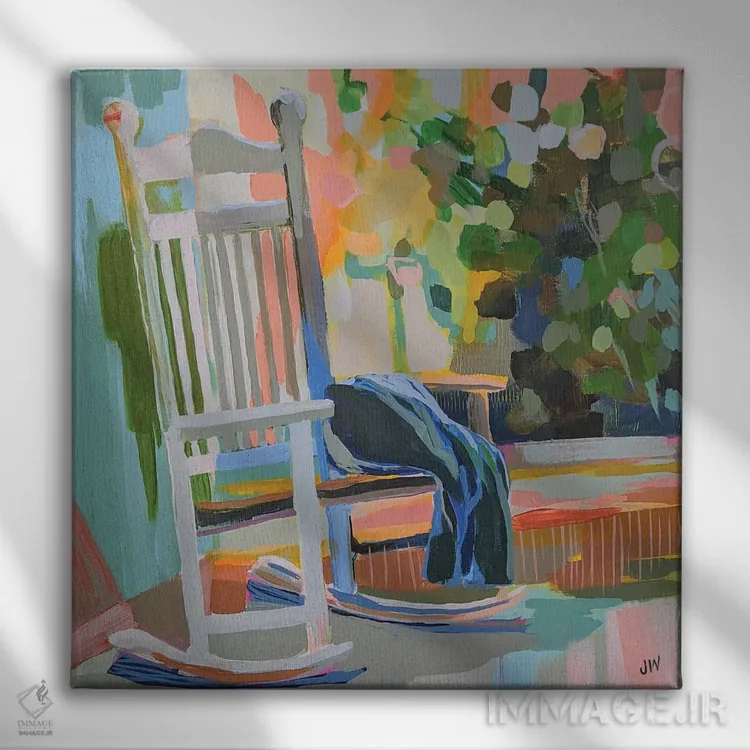 تابلو دکوراتیو کارولینای شمالی اثر جنی وستنهوفر - نمای روبهرو روی دیوار