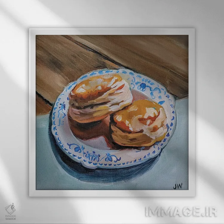 تابلو دکوراتیو آلاباما اثر جنی وستنهوفر - نمای قابدار سفید