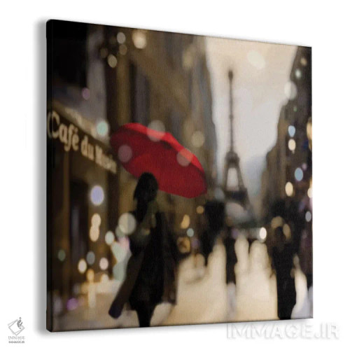 تابلو دکوراتیو گشتی در پاریس اثر کیت کاریگان - نمای پرسپکتیو محصول