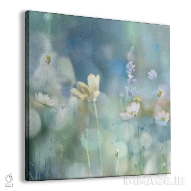 تابلو دکوراتیو چمنزار صبحگاهی II اثر کیت کاریگان - نمای پرسپکتیو محصول