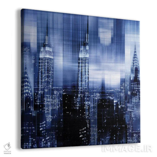 تابلو مدرن نیویورک اثر کیت کاریگان - نمای پرسپکتیو محصول