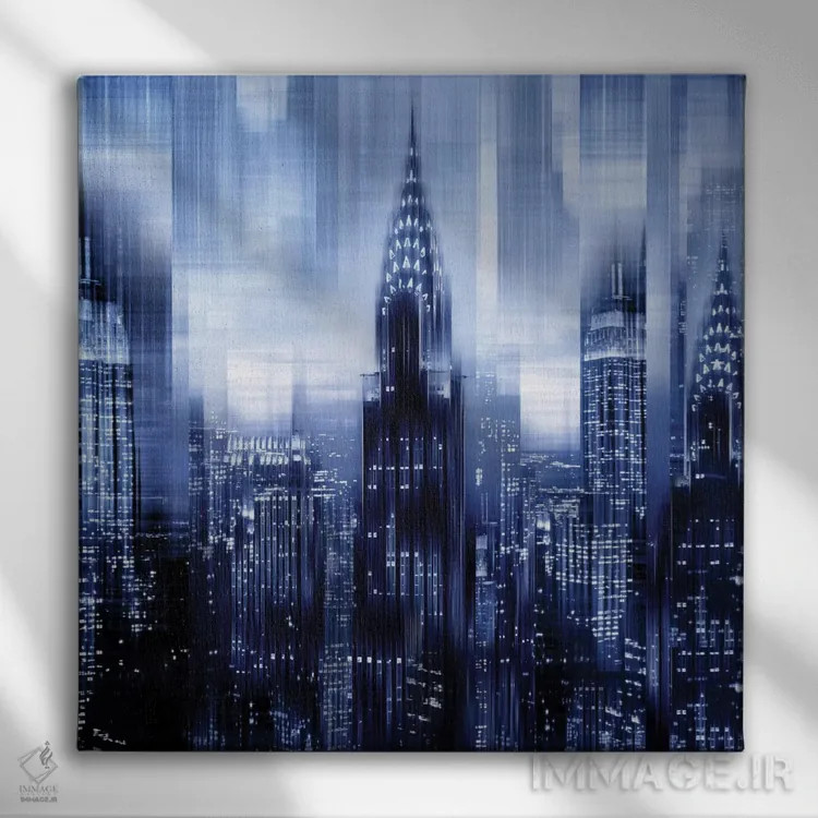 تابلو دکوراتیو نیویورک اثر کیت کاریگان - نمای روبهرو روی دیوار