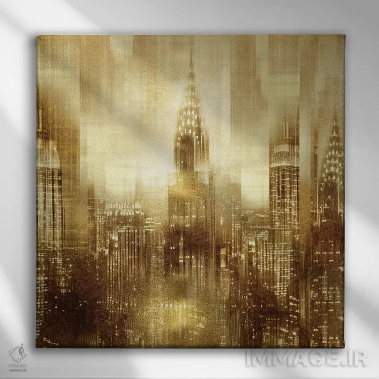 تابلو دکوراتیو نیویورک اثر کیت کاریگان - نمای روبهرو روی دیوار