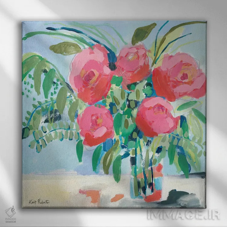 تابلو دکوراتیو ببین چقدر پیش رفتیم اثر کیت رابرتس - نمای روبهرو روی دیوار