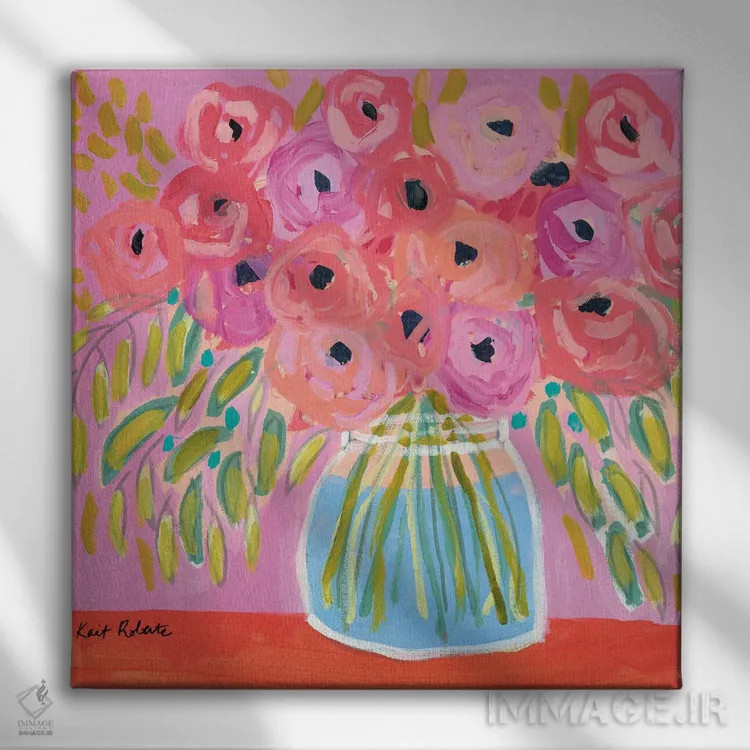 تابلو دکوراتیو درخشش بعدازظهر اثر کیت رابرتس - نمای روبهرو روی دیوار