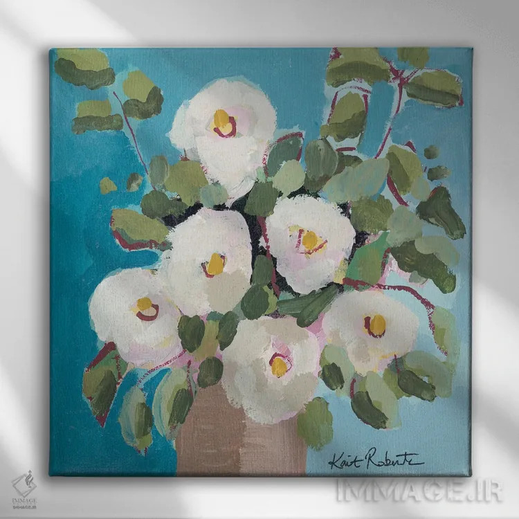 تابلو دکوراتیو دلم شور می زند اثر کیت رابرتس - نمای روبهرو روی دیوار