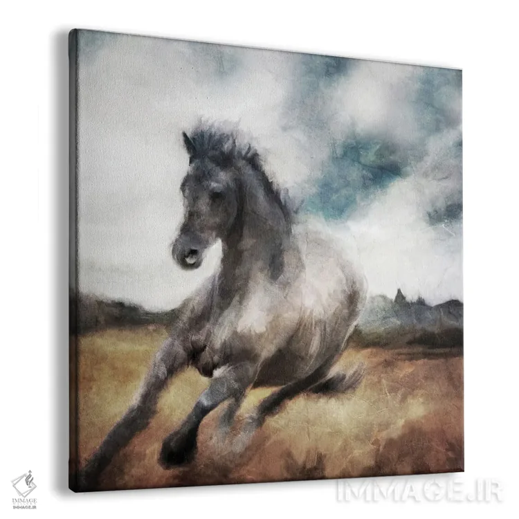 تابلو دکوراتیو دویدن وحشیانه اثر کاترینا جونز - نمای پرسپکتیو محصول