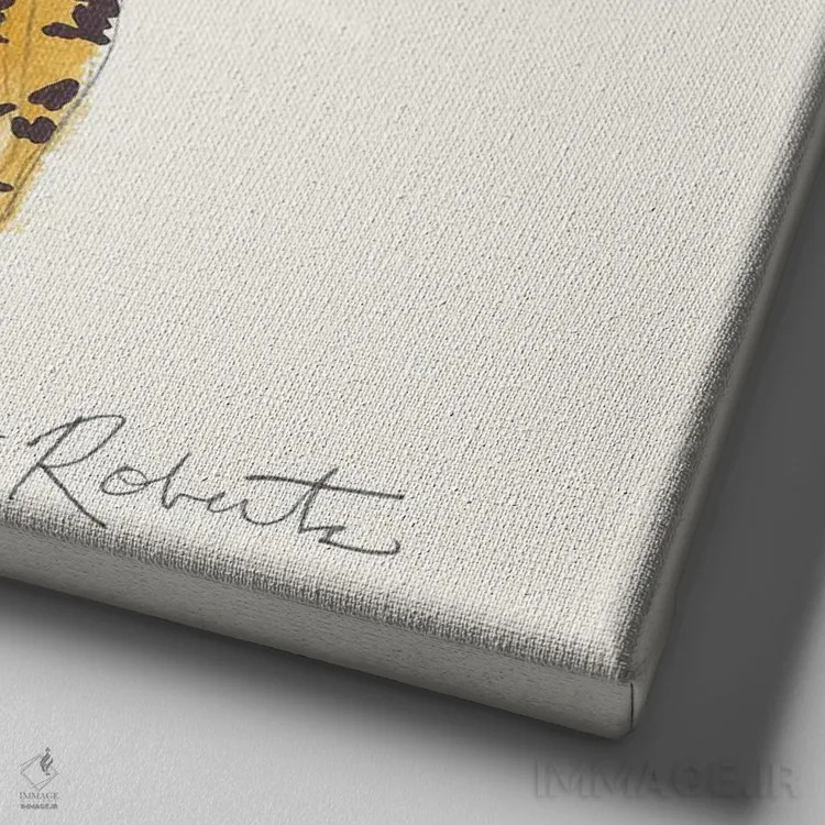 تابلو دکوراتیو نائومی اثر کیت رابرتس - نمای نزدیک بافت بوم