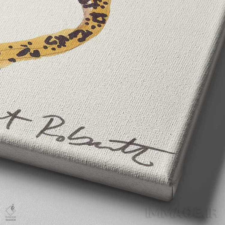 تابلو دکوراتیو نادیا اثر کیت رابرتس - نمای نزدیک بافت بوم