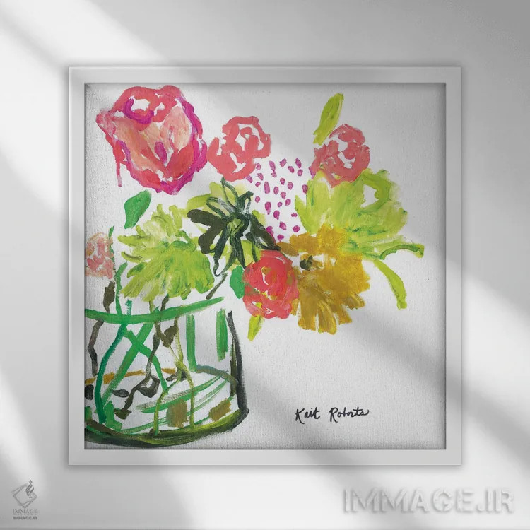 تابلو دکوراتیو روزی روزگاری در رویا اثر کیت رابرتس - نمای قابدار سفید