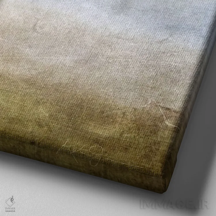 تابلو دکوراتیو فیل مجموعه سرنگتی اثر کاترینا جونز - نمای نزدیک بافت بوم