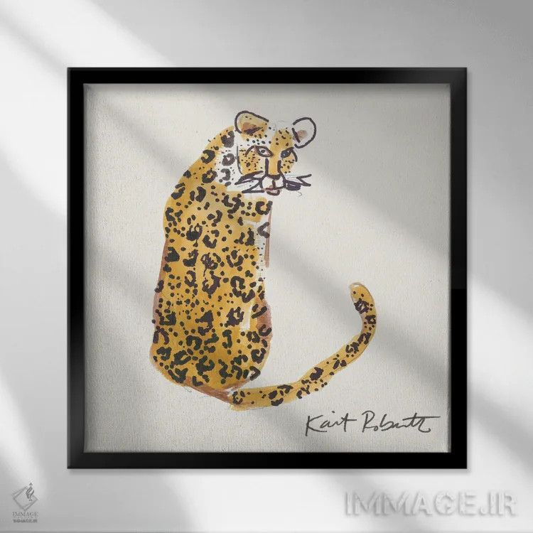 تابلو دکوراتیو نادیا اثر کیت رابرتس - نمای قابدار مشکی