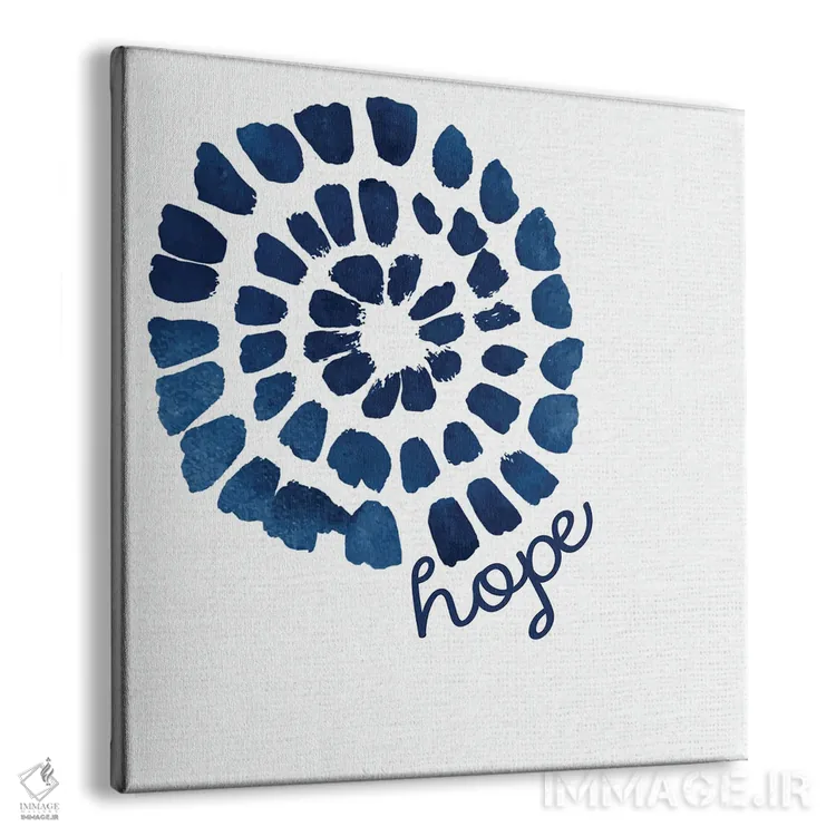 تابلو انتزاعی نقطه امید اثر کیمبرلی آلن - نمای پرسپکتیو محصول