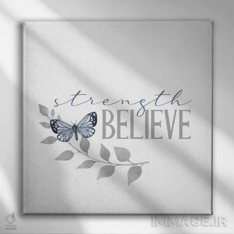 تابلو مدرن الهام II اثر کیمبرلی آلن - نمای روبهرو روی دیوار