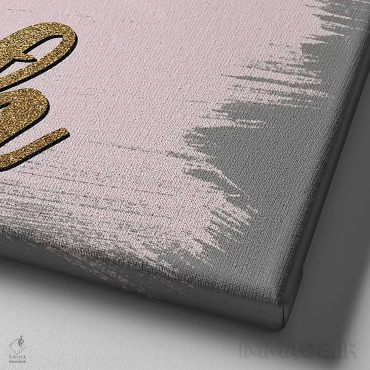 تابلو دکوراتیو بال ها II اثر کیمبرلی آلن - نمای نزدیک بافت بوم