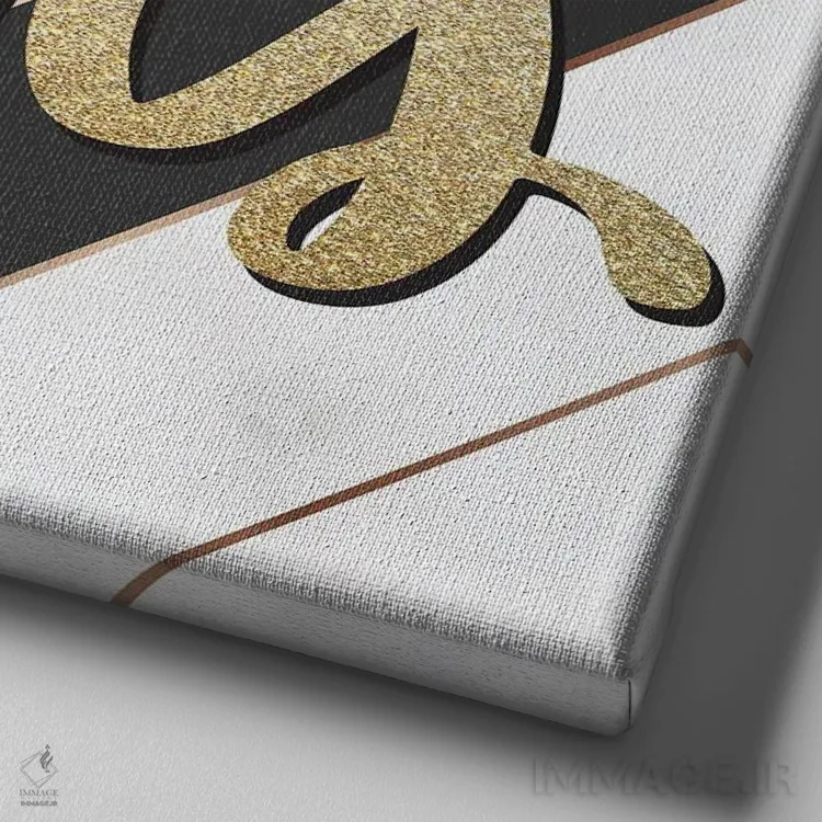 تابلو دکوراتیو مژه ها I اثر کیمبرلی آلن - نمای نزدیک بافت بوم