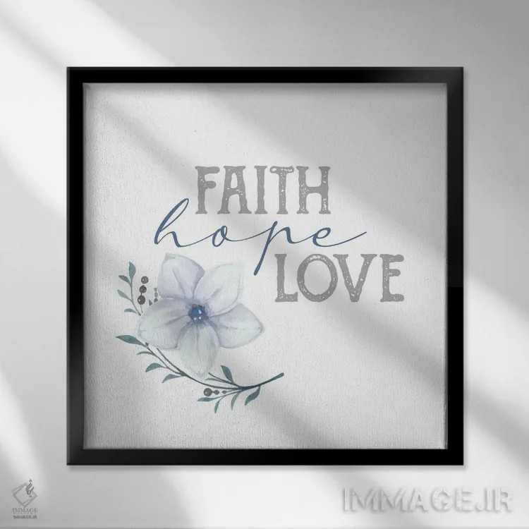 تابلو مدرن الهام I اثر کیمبرلی آلن - نمای قابدار مشکی