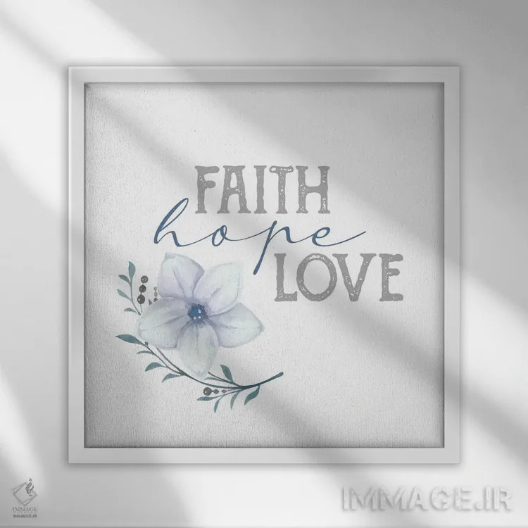 تابلو مدرن الهام I اثر کیمبرلی آلن - نمای قابدار سفید