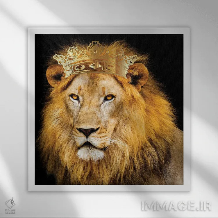 تابلو دکوراتیو نترس III نسخه دوم اثر کیمبرلی آلن - نمای قابدار سفید