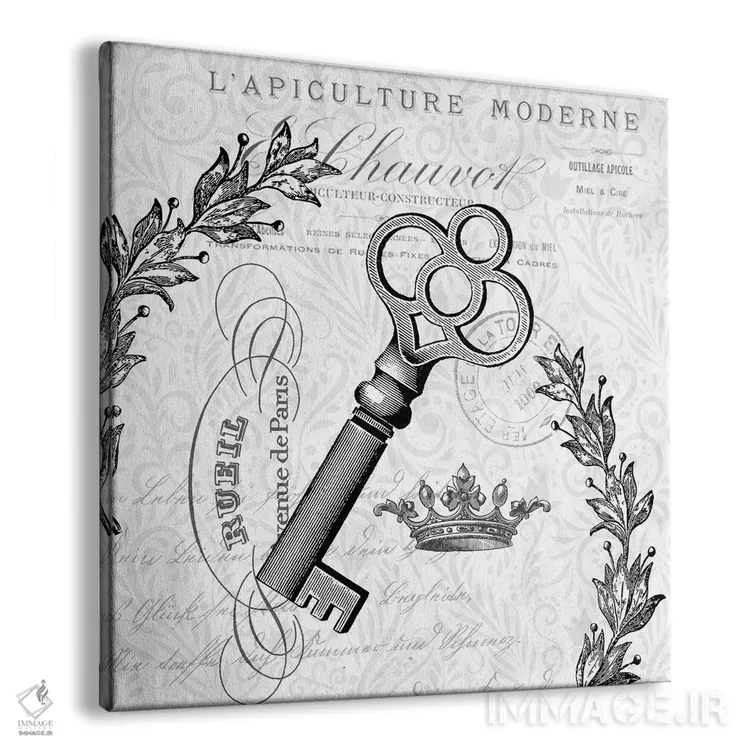 تابلو دکوراتیو پاریس قدیمی II اثر کیمبرلی آلن - نمای پرسپکتیو محصول