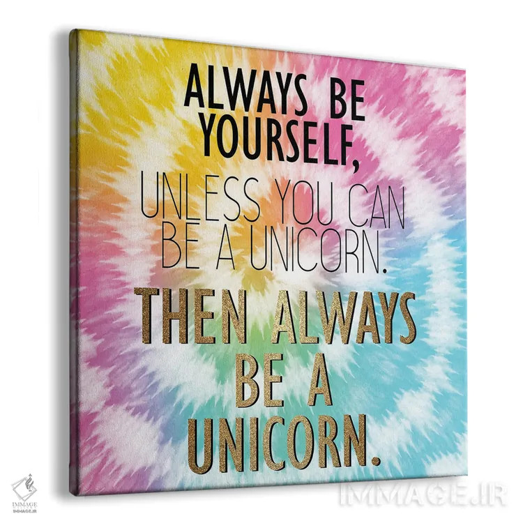 تابلو دکوراتیو تک شاخ رنگارنگ II اثر کیمبرلی آلن - نمای پرسپکتیو محصول