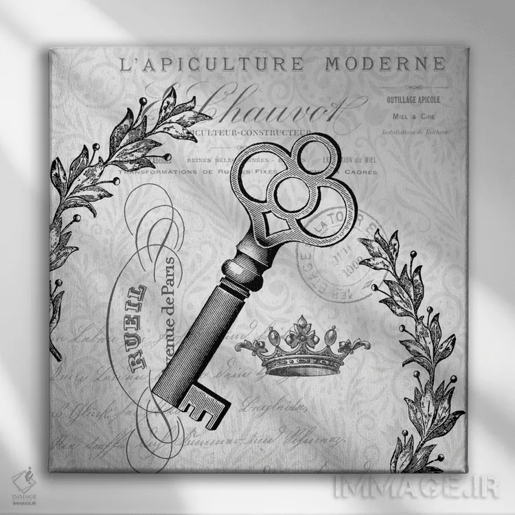 تابلو دکوراتیو پاریس قدیمی II اثر کیمبرلی آلن - نمای روبهرو روی دیوار