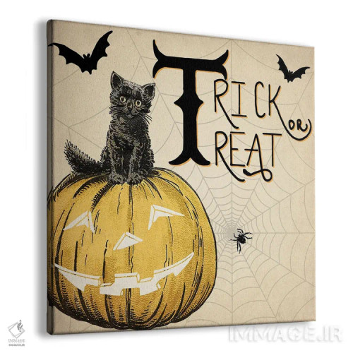 تابلو دکوراتیو گربه قل یا شیرینی اثر کیمبرلی آلن - نمای پرسپکتیو محصول