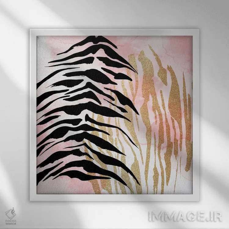 تابلو دکوراتیو حیوان شیک I اثر کیمبرلی آلن - نمای قابدار سفید