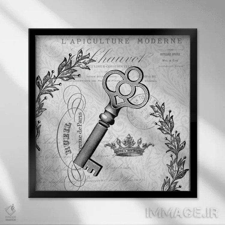 تابلو دکوراتیو پاریس قدیمی II اثر کیمبرلی آلن - نمای قابدار مشکی