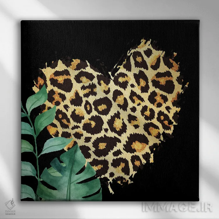 تابلو دکوراتیو وحشی III اثر کیمبرلی آلن - نمای روبهرو روی دیوار