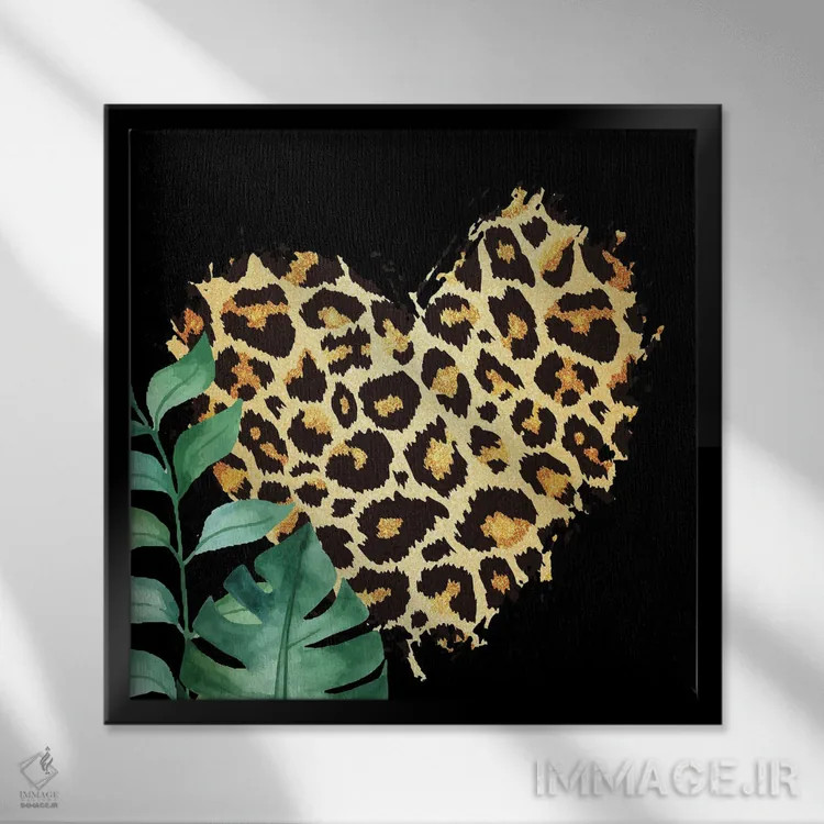 تابلو دکوراتیو وحشی III اثر کیمبرلی آلن - نمای قابدار مشکی