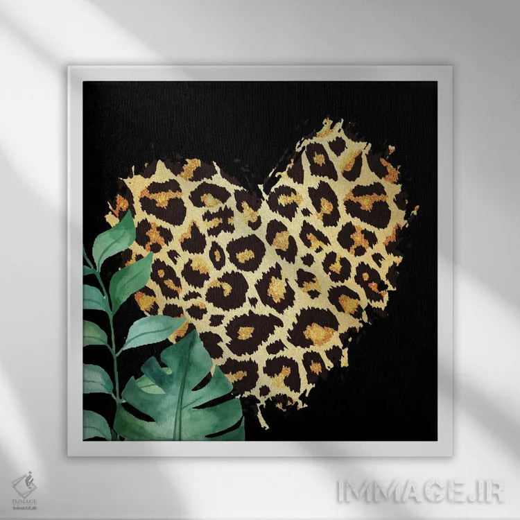 تابلو دکوراتیو وحشی III اثر کیمبرلی آلن - نمای قابدار سفید