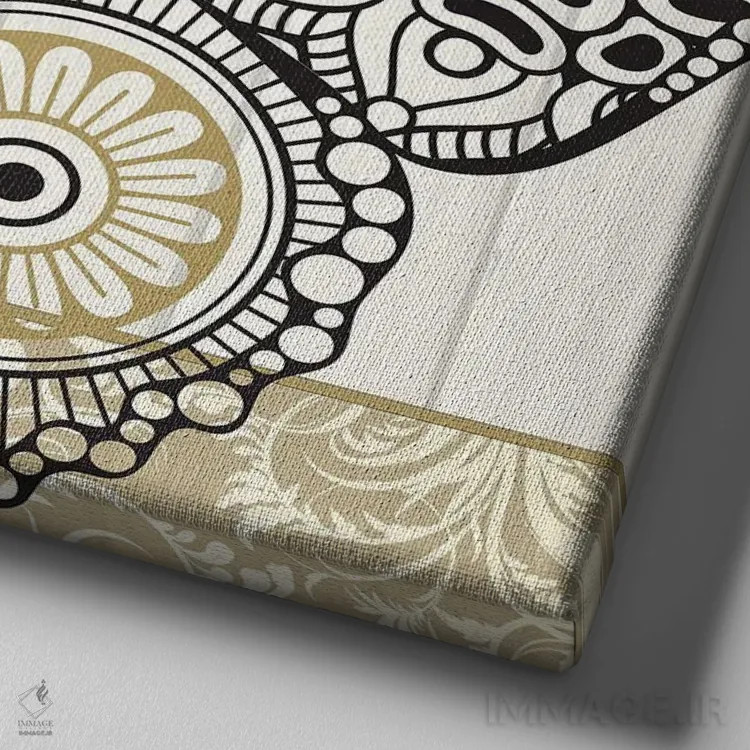 تابلو دکوراتیو روح تو I اثر کیمبرلی آلن - نمای نزدیک بافت بوم