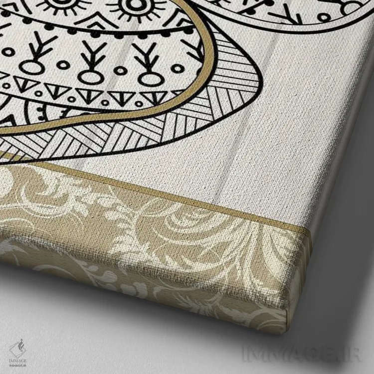 تابلو دکوراتیو روح تو II اثر کیمبرلی آلن - نمای نزدیک بافت بوم