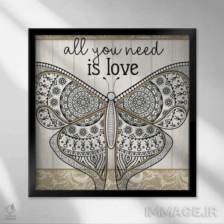 تابلو دکوراتیو روح تو II اثر کیمبرلی آلن - نمای قابدار مشکی