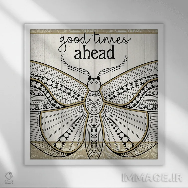 تابلو دکوراتیو روح تو III اثر کیمبرلی آلن - نمای قابدار سفید