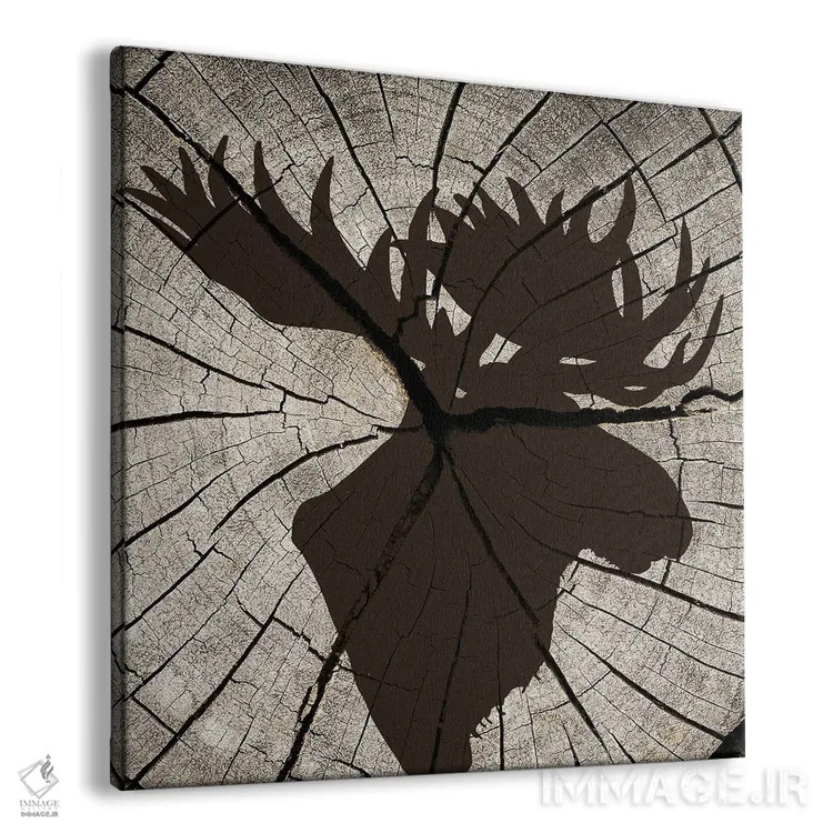 تابلو دکوراتیو سیلوئت جنگل II اثر کیمبرلی آلن - نمای پرسپکتیو محصول