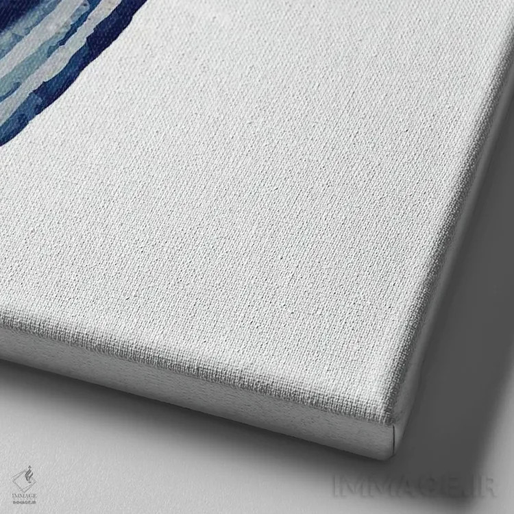 تابلو دکوراتیو نهنگ I اثر کیمبرلی آلن - نمای نزدیک بافت بوم