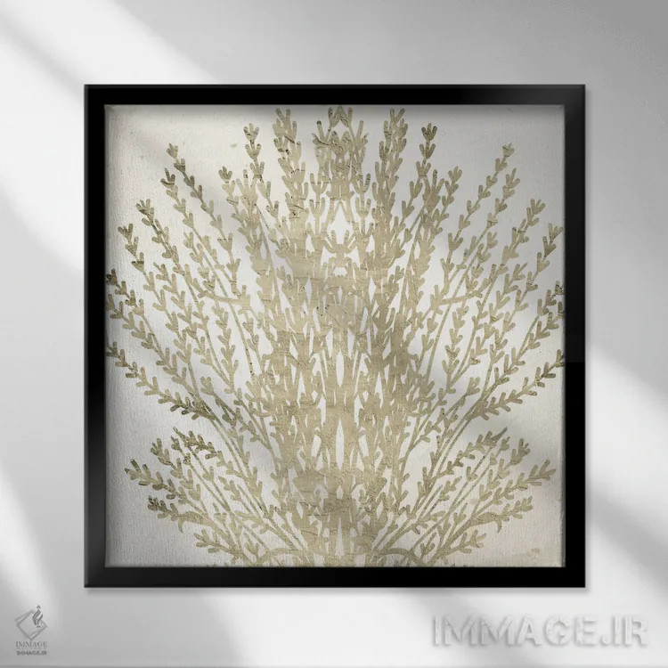 تابلو دکوراتیو مرجان شنی II اثر کیمبرلی آلن - نمای قابدار مشکی