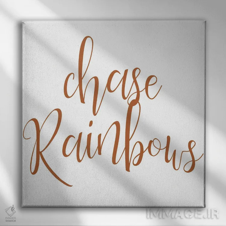 تابلو دکوراتیو تعقیب V اثر کیمبرلی آلن - نمای روبهرو روی دیوار