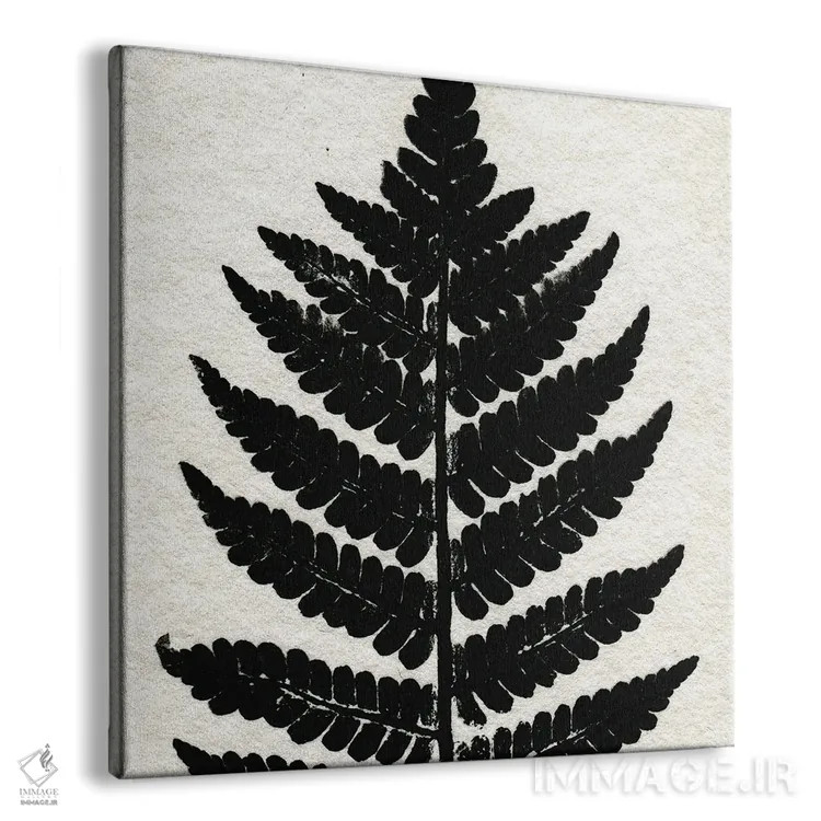 تابلو مینیمال سرخس فشرده اثر کیمبرلی آلن - نمای پرسپکتیو محصول