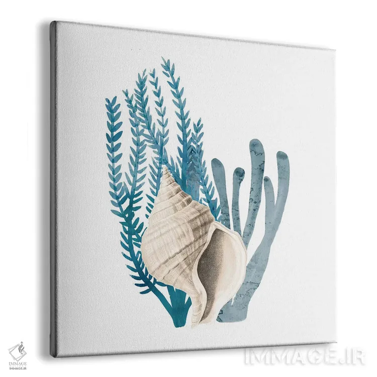 تابلو دکوراتیو خلیج مرجانی آبی II اثر کیمبرلی آلن - نمای پرسپکتیو محصول