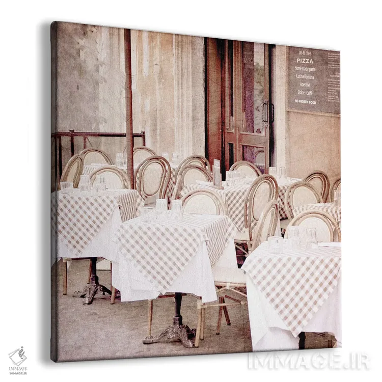 تابلو دکوراتیو بیستروی پاریس I اثر کیمبرلی آلن - نمای پرسپکتیو محصول