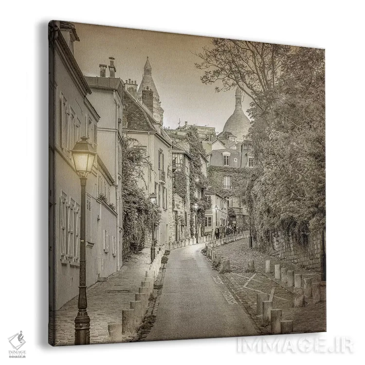 تابلو دکوراتیو خیابان های پاریس ۱ اثر کیمبرلی آلن - نمای پرسپکتیو محصول