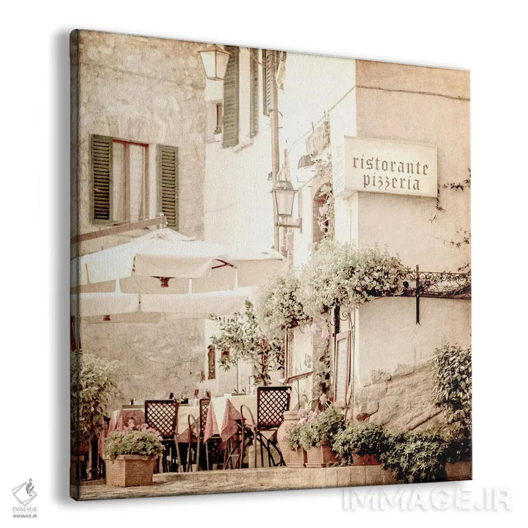 تابلو دکوراتیو بیستروی پاریس III اثر کیمبرلی آلن - نمای پرسپکتیو محصول