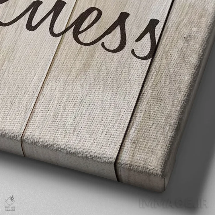 تابلو مدرن وفاداری تو بزرگ است اثر کیمبرلی آلن - نمای نزدیک بافت بوم