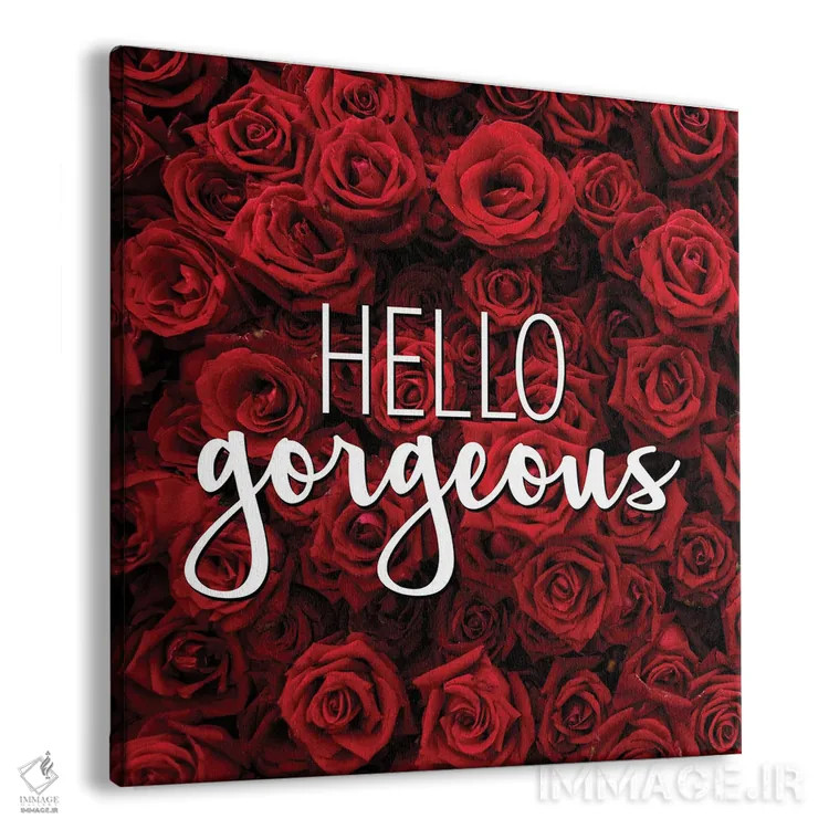 تابلو دکوراتیو رزها ۱ اثر کیمبرلی آلن - نمای پرسپکتیو محصول