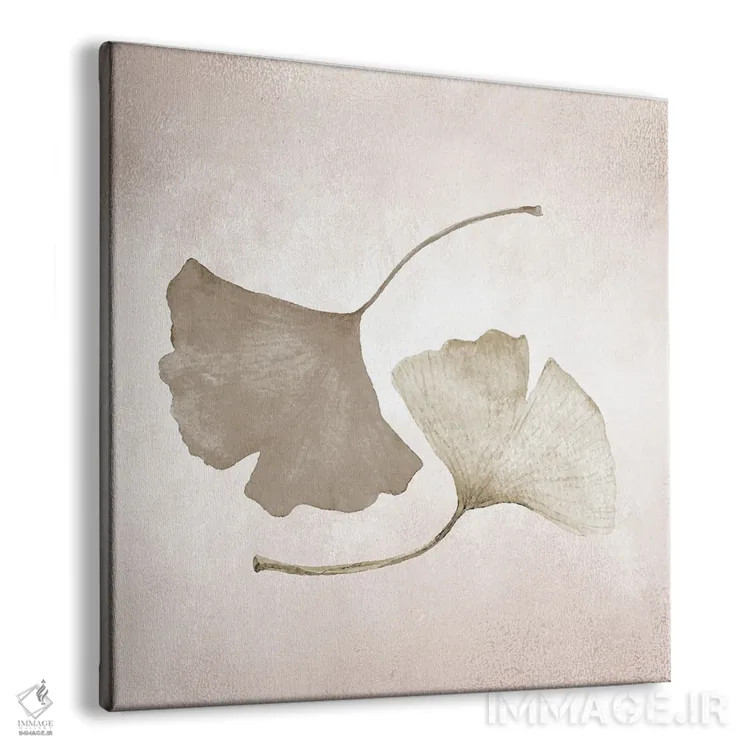 تابلو مینیمال درخت جینکو ۲ اثر کیمبرلی آلن - نمای پرسپکتیو محصول