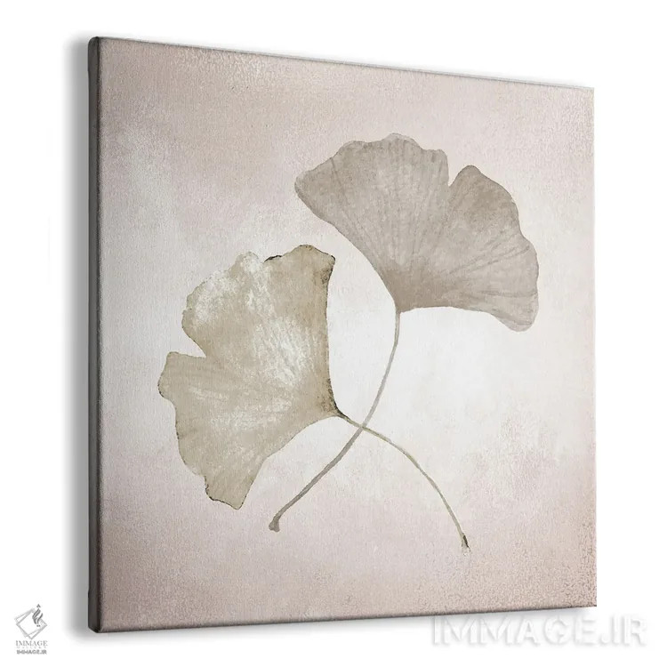 تابلو مینیمال درخت جینکو ۱ اثر کیمبرلی آلن - نمای پرسپکتیو محصول