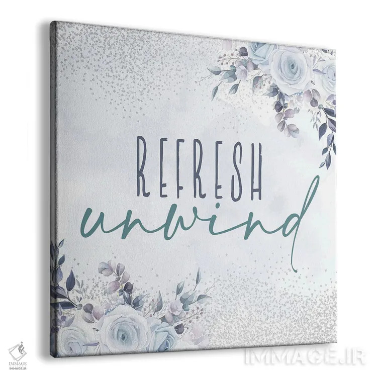 تابلو دکوراتیو بشوی، خیس بده، آرامش بگیر ۳ اثر کیمبرلی آلن - نمای پرسپکتیو محصول